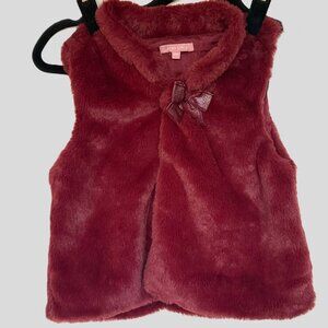 BCBG Girl's Faux Fur Vest 6X